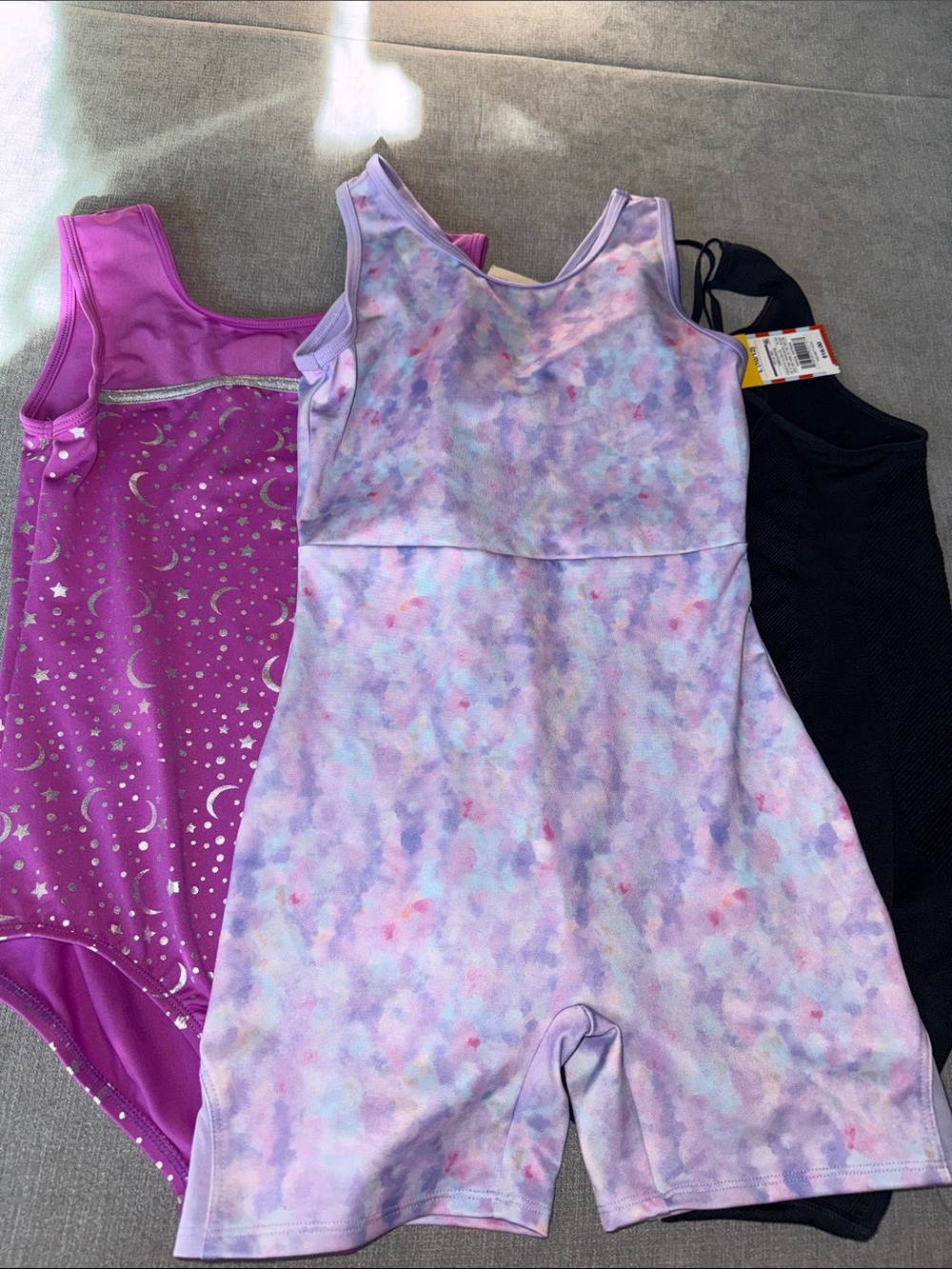 Girls Gymnastics Leotard/Biketard Lot